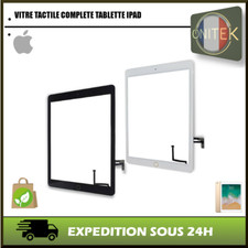 ✅ VITRE ECRAN TACTILE APPLE IPAD 5 A1822 A1823 BOUTON HOME NOIR OU BLANC