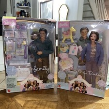 Lot 2  Barbie Happy Family