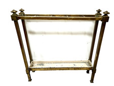 Porte parapluies en laiton et