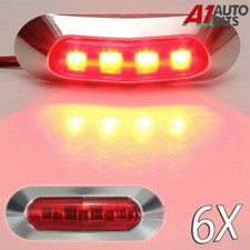 12V Rouge LED Arrière Côté