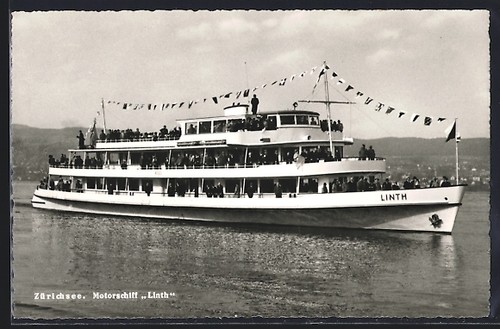 Bateau moteur linth sur le - à,