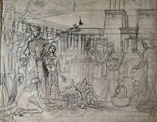 Dessin Ancien XIXEME Scene