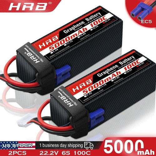 2pcs hrb 5000mah lipo - 2pcs, 6s