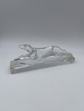 Baccarat Greyhound Sculpture