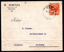 CHILE, SOBRE, DESEDE TALTAL A ALEMANIA,  ver descripción  (NEA260)