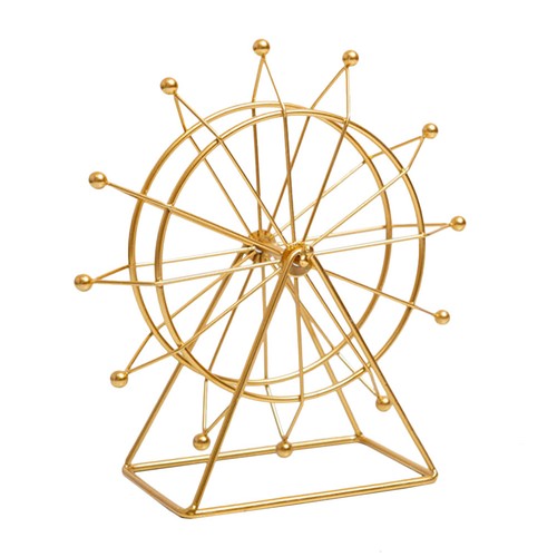 Golden iron ferris - golden, wheel