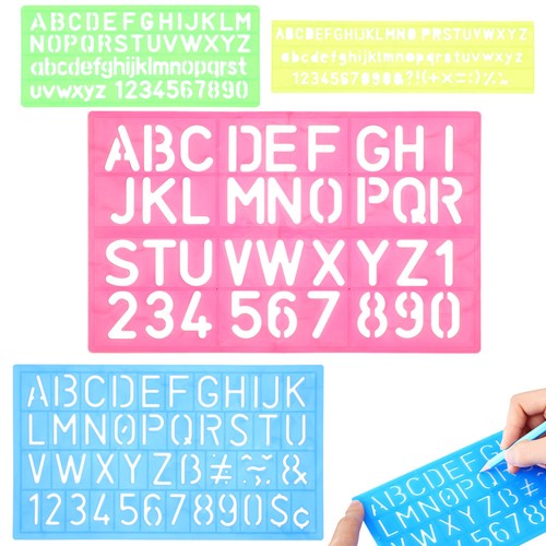 Pcs pochoir alphabet - pcs,