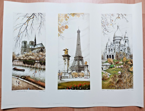Lithographies signées ortiz - lithographies,
