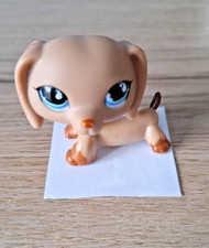Littlest Pet Shop Dog #518 chien  annee 2008 yeux bleus  LPS lot 218