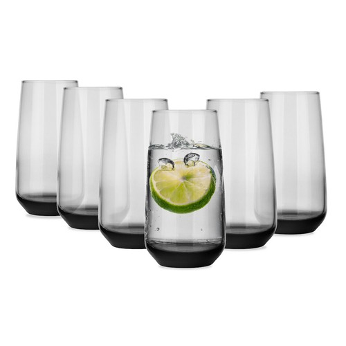Verres long drink noirs - verres,