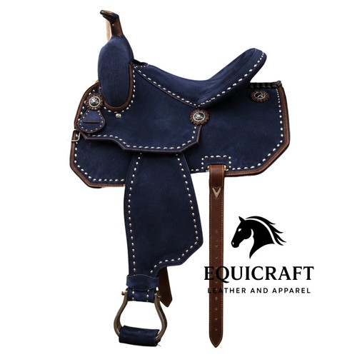 Selle western cuir fait - selle, en