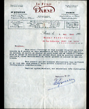 PARIS (I°) weapons factory in ST-ETIENNE 42 / RIFLE "DARNE" troubleshooting letter in 1933