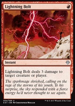 Magic mtg lightning bolt - mtg,