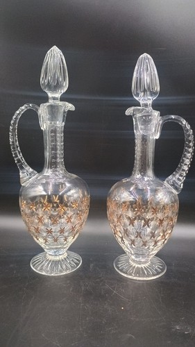 Paire aiguières carafes - d’aiguières,