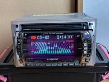 Kenwood DPX-550 2DIN CD Cassette Car Stereo Deck w/ DSP Equalizer Testé