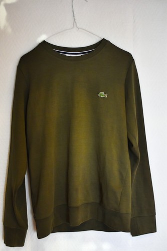 Sweat lacoste vert - lacoste, kaki