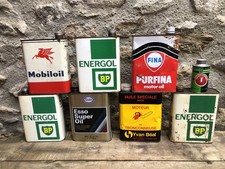 Lot ancien bidon d’huile -no