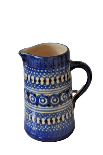 Pichet eau bleu avec motif - bleu,