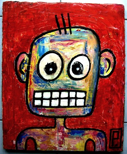 Tableau art contemporain - tableau,