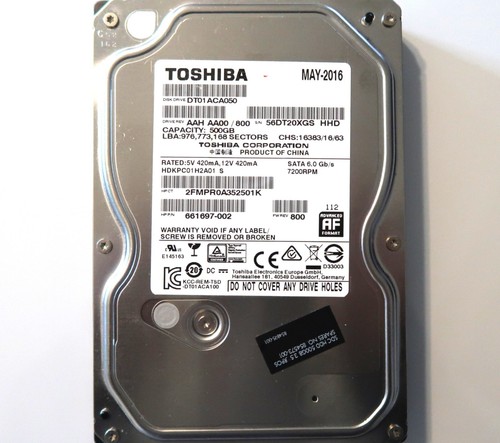 Toshiba dt01aca050 - toshiba,