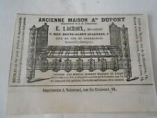 Pub 1861 - Iron bed and ornate E. Lacroix Old House A. Dupont