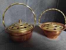 objects 2 in copper jars (guaranteed registered trademark villedieu)