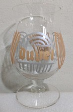 DUVEL Mike Perry Gold & Silver Arches Belgium Tulip Beer Glass Ltd Ed 2013 EUC