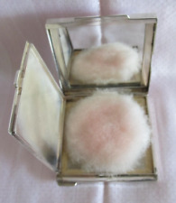 Poudrier miroir en argent guilloché 800 Art Déco 135 Grs