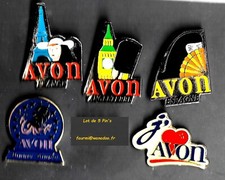 Perfume_ Avon _France _England _Spain __Lot of 5 Pins-