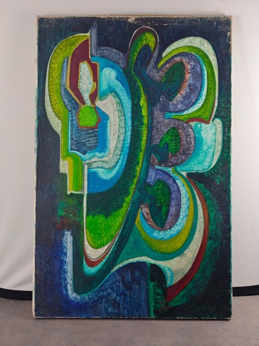 Peinture abstraite vintage - abstraite,