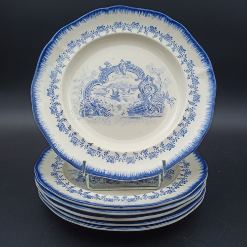 Longwy assiettes à - -,