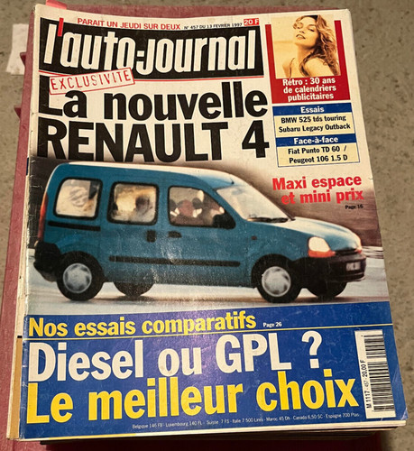 Auto journal 457 renault - l'auto,