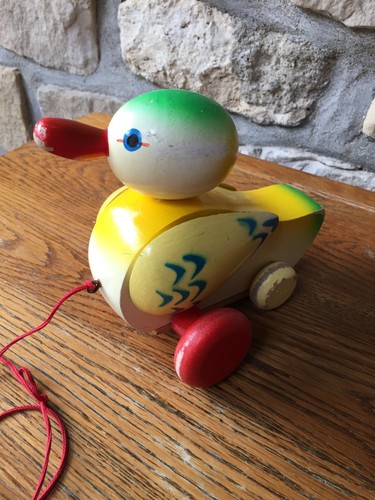 Canard bois tirer janod - bois,