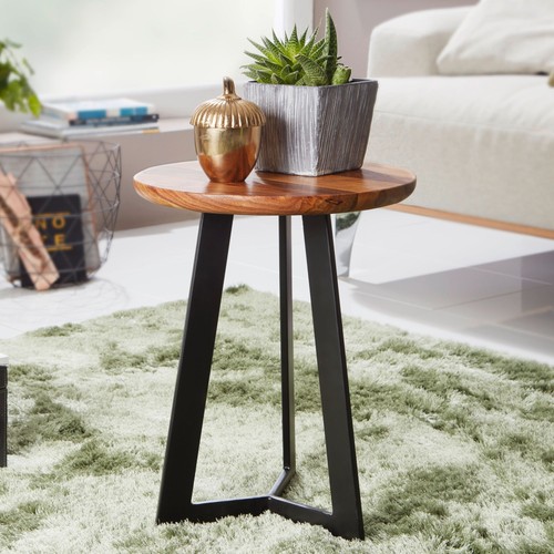 Finebuy table appoint bois - d'appoint,