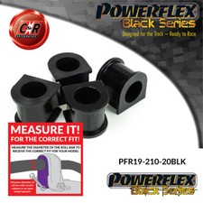 Powerflex Black Rrarb Moyeu 20mm Pour Ford Fiesta Mk3 RS Turbo PFR19-210-20BLK