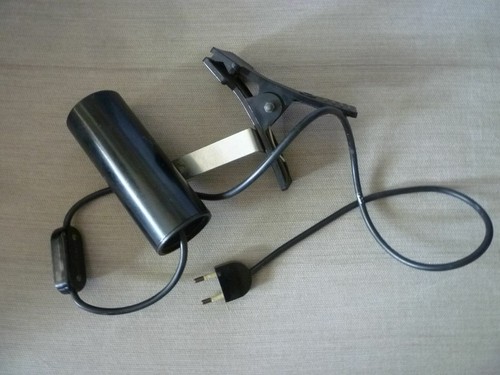 Lampe spot pince vintage - lampe,