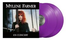 Mylene Farmer Album double 33T En Concert Exclusivité Vinyles couleur Violets