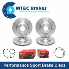 BMW 5 F10 F11 535d 535i 550i Avant & Arrière Frein Disques Perforé & Pads