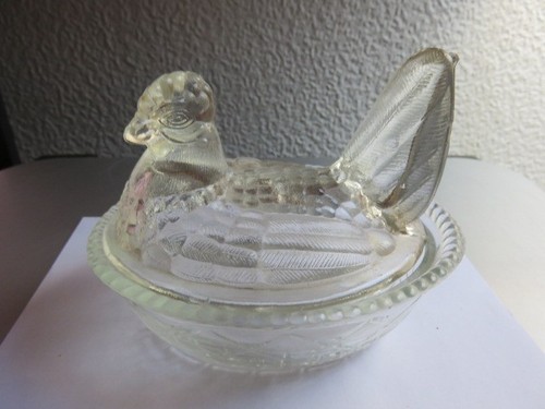 Ancienne bonbonnière verre - bonbonnière, en