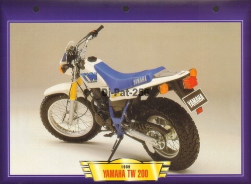 Fiche moto yamaha tw - fiche,