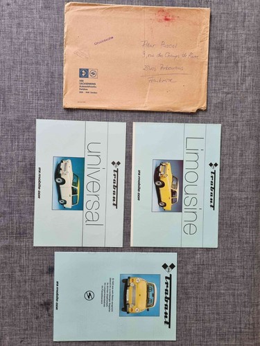Brochure automobile trabant - brochure,