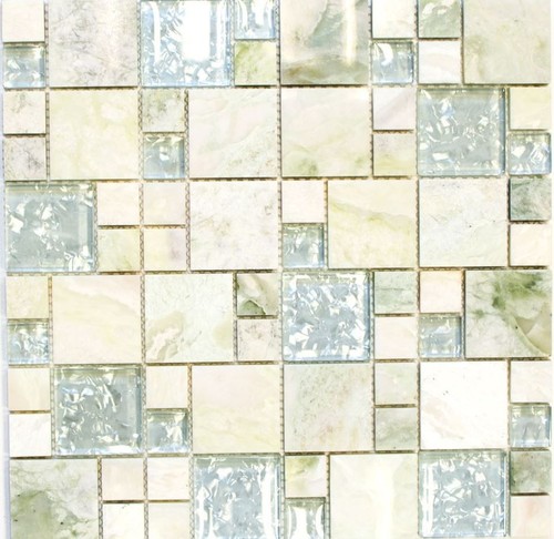 Pâte verre gris beige - pâte, de