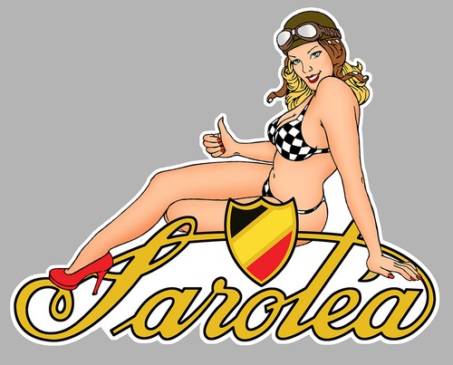 Sarolea left pin - up, gauche