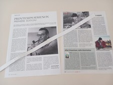 Georges SIMENON Lot Articles