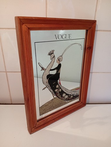 Miroir vintage vogue motif - miroir,