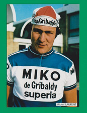 CYCLISME repro PHOTO cycliste MICHEL LAURENT équipe MIKO DE GRIBALDY SUPERIA
