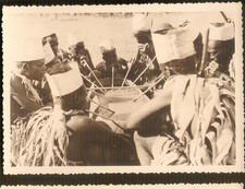 CONGO   carte photo"Musiciens"(?) scène(?)  /Photo New Usumbura /RARE