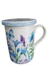 Tasse À Infusion En Porcelaine Avec Filtre Et Couvercle Boîte Cadeau