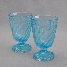 2er Set Vieux Verre Moulé