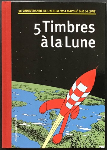 Tintin timbres la lune - timbres, à